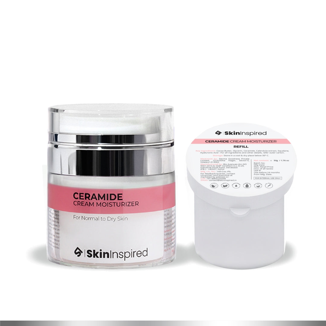 Ceramide Cream Moisturizer &amp; Refill Combo