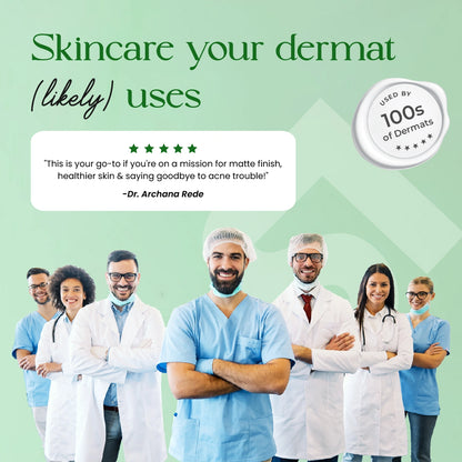 SkinInspired mattifying gel moisturizer trusted by dermatologists for daily oil free hydration