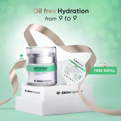 Mattifying Gel Face Moisturizer (50g) | For Oily, Combination, &amp; Sensitive Skin