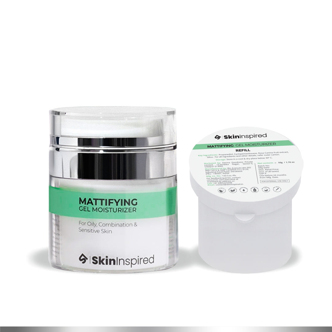 Mattifying Gel Face Moisturizer (50g) | For Oily, Combination, &amp; Sensitive Skin