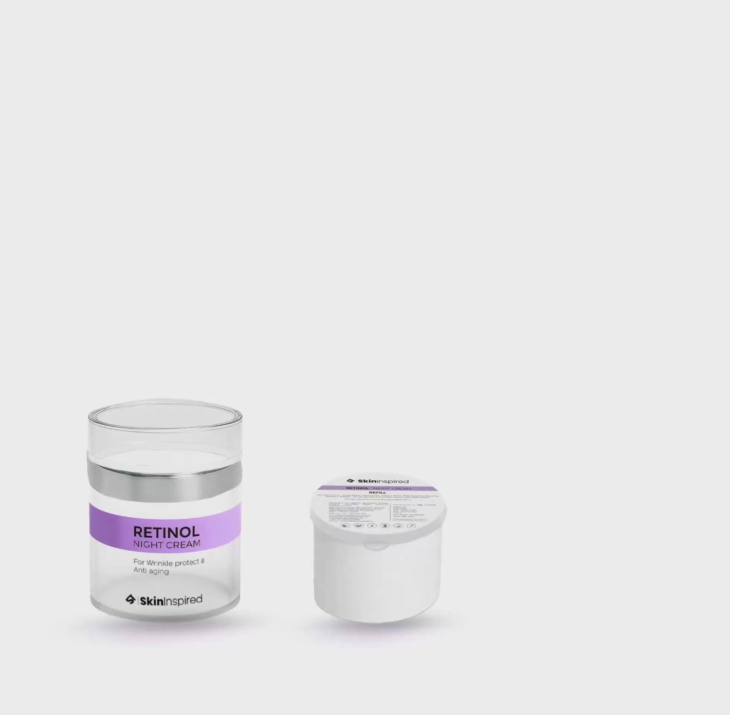 Retinol Night Cream and Refill Combo