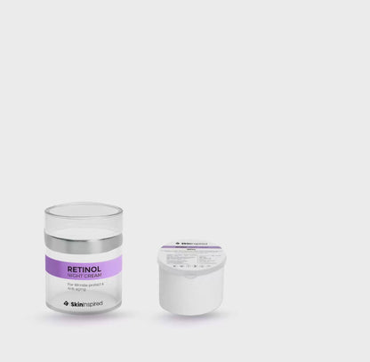 Retinol Night Cream and Refill Combo