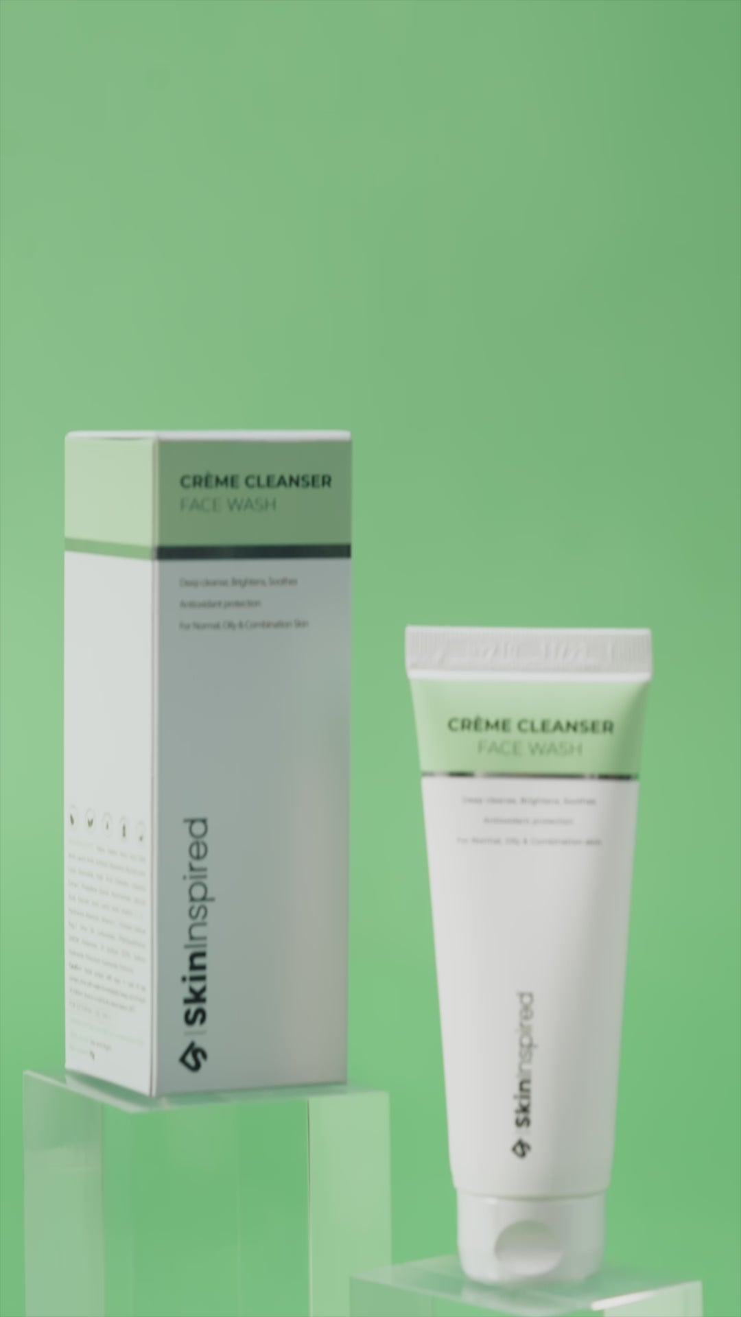 Creme cleanser facewash demo video 