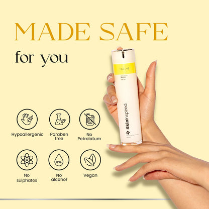 Vitamin C serum made safe with paraben-free, alcohol-free, sulphate-free and vegan formul